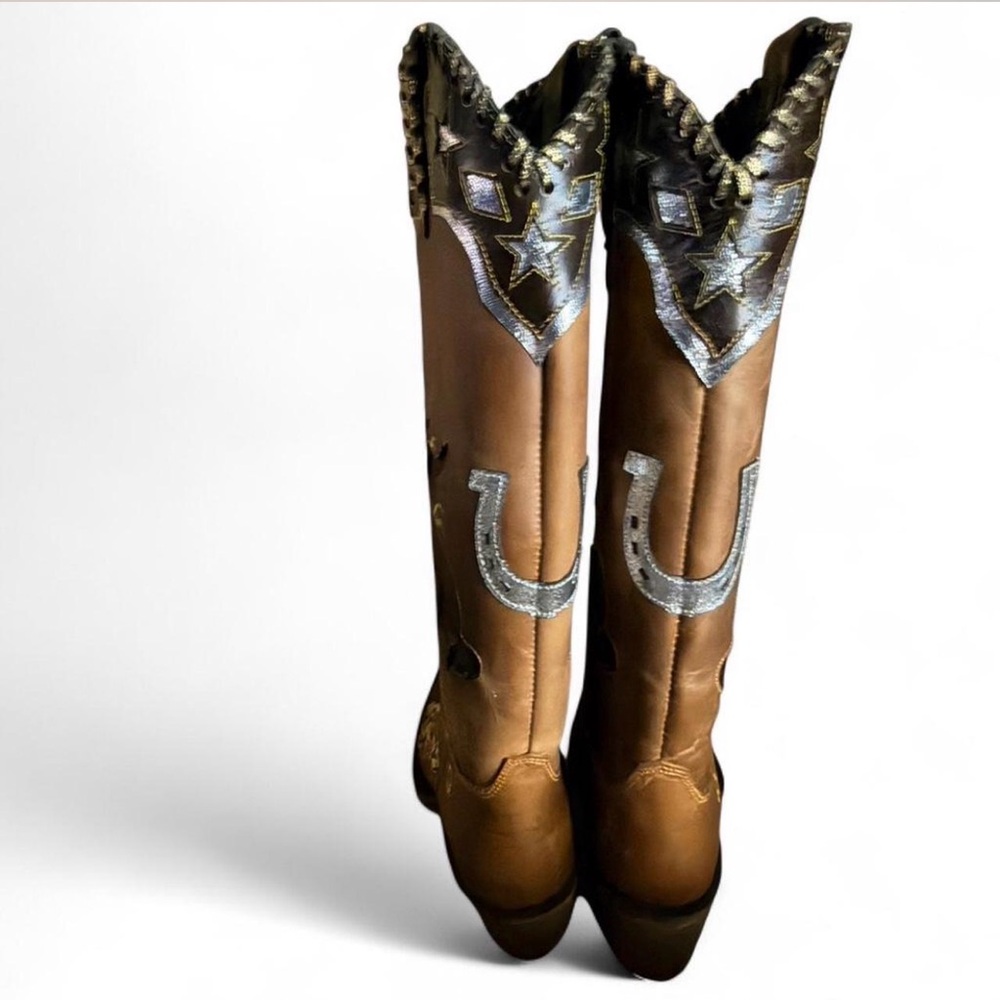BRAND NEW w/ BOX RODEO QUINCY Rosa Amarillo Boot Size 10.5 - Picture 2 of 7